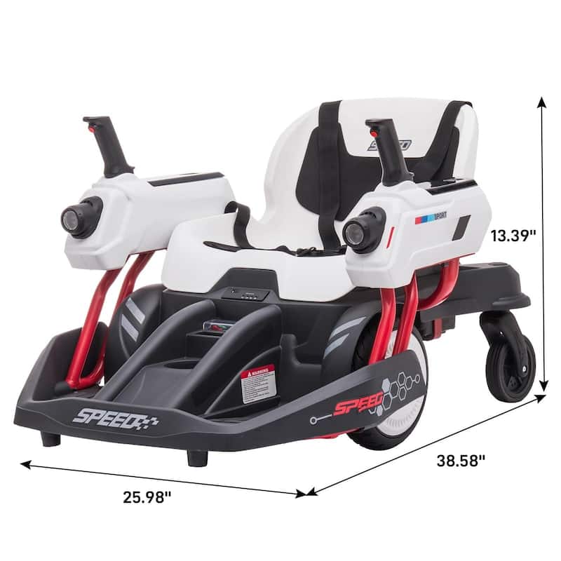 Electric Vehicle Ride-On Car with Parent Remote Control