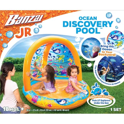 Banzai Jr. Ocean Discovery Toddler Pool, 18 Months & Up