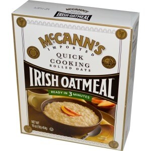 McCann's Irish Oatmeal Quick Cooking Rolled Oats - Case of 12 - 16 oz.