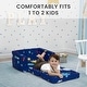preview thumbnail 17 of 22, Delta Children Cozee Flip-Out Chair - 2-in-1 Convertible Chair to Lounger for Kids
