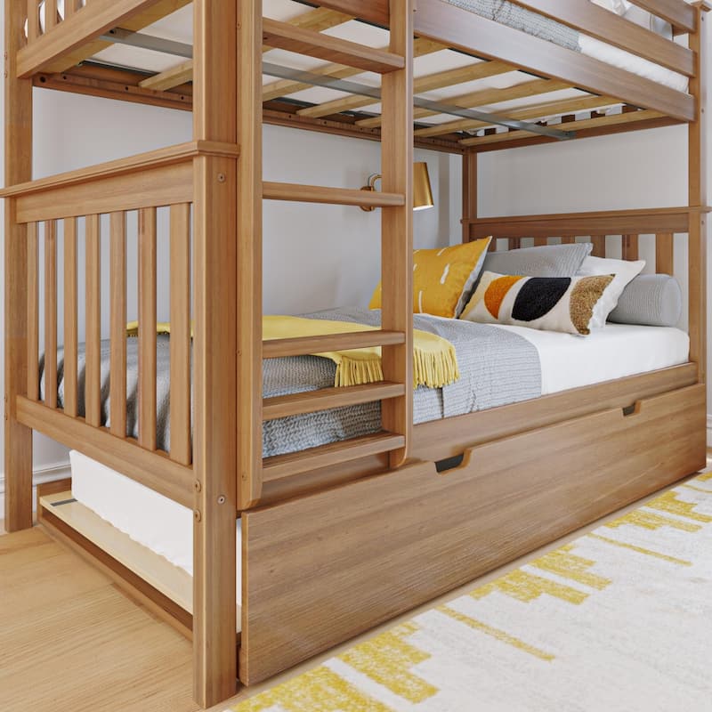 Max and Lily Twin over Twin Bunk Bed with Trundle