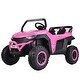 preview thumbnail 63 of 71, 24V 4WD Kids Electric UTV, 2-Seater Ride-On Car with Parent Remote, Soft Start, Spring Suspension, and Big Battery