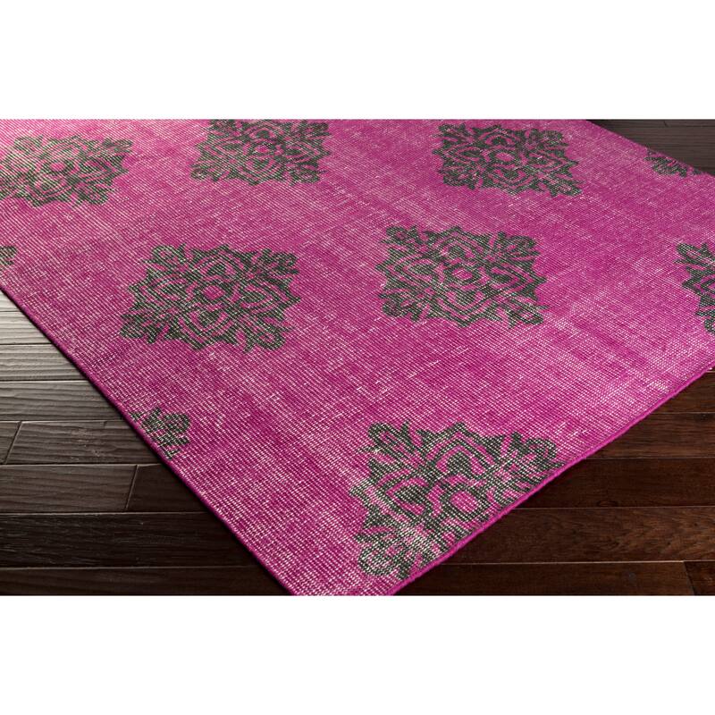 Crediton Hand-knotted Contemporary Wool Area Rug
