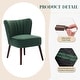 preview thumbnail 20 of 19, Modern Velvet Accent Chair Set of 2, Soft Upholstered Living Room Chair with Wooden Legs