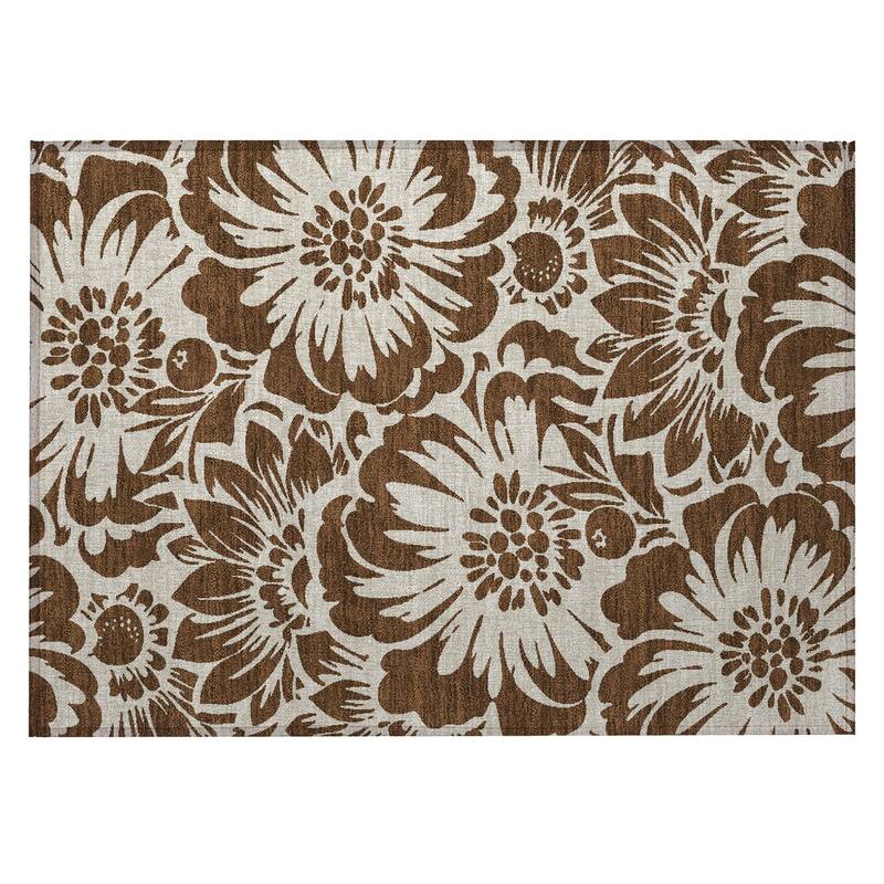 Alfine Garden-Inspired Weather Resistant Versatile Elegance Outdoor Rug