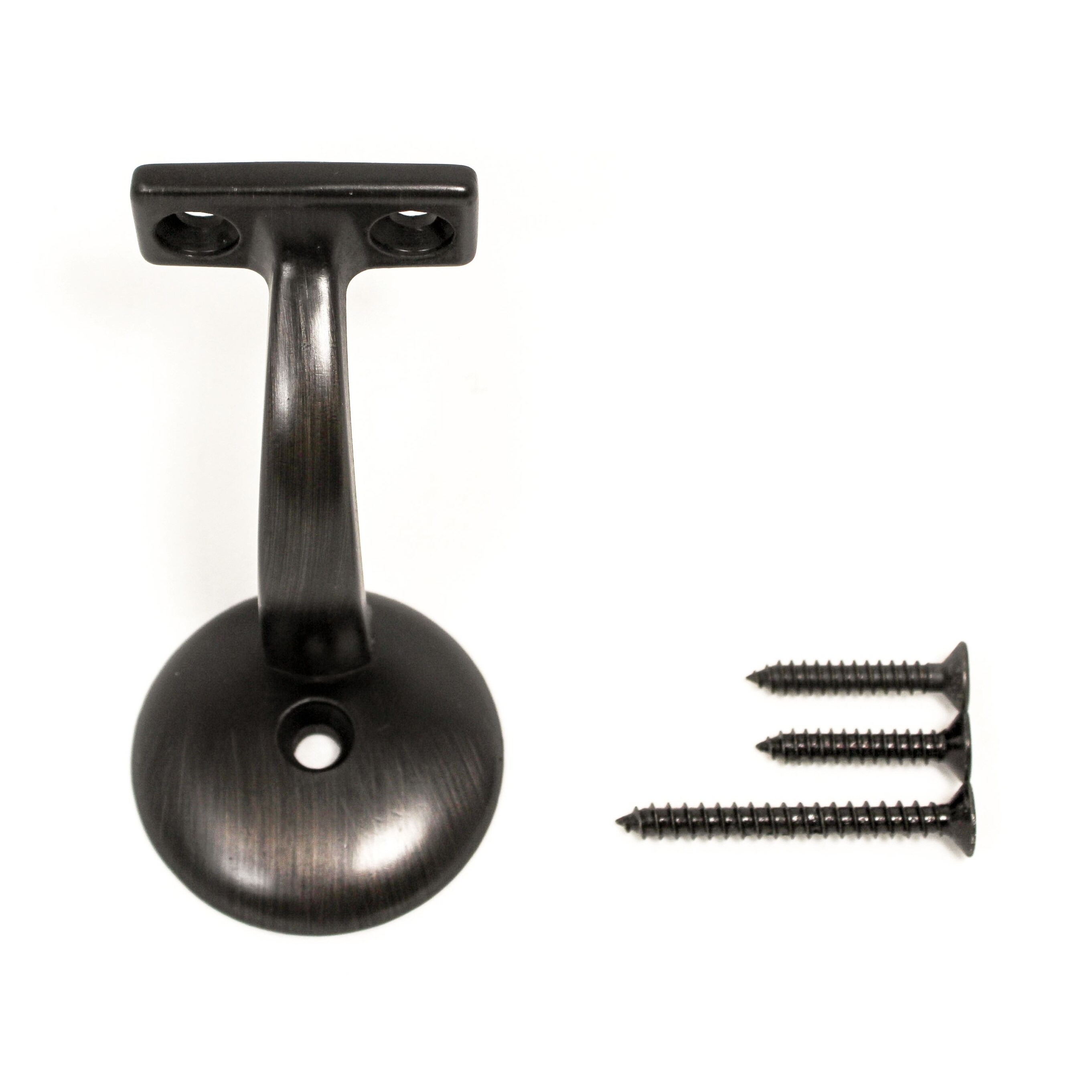 Oil-Rubbed Bronze Heavy Duty Handrail Bracket with Screws & Mounting Hardware 