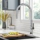 preview thumbnail 123 of 167, Kraus 2-Function 1-Handle 1-Hole Pulldown Sprayer Brass Kitchen Faucet
