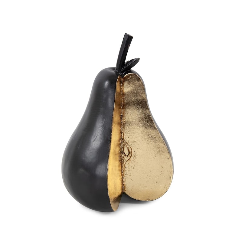 Gilded Pear - 16.5H x 6.3/4W x 9.1/4D