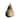 Gilded Pear - 16.5H x 6.3/4W x 9.1/4D