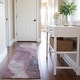 preview thumbnail 39 of 66, Premium Washable Super Soft Abstract Contemporary Mayfield Rug Mauve - 2'3" x 7'6"