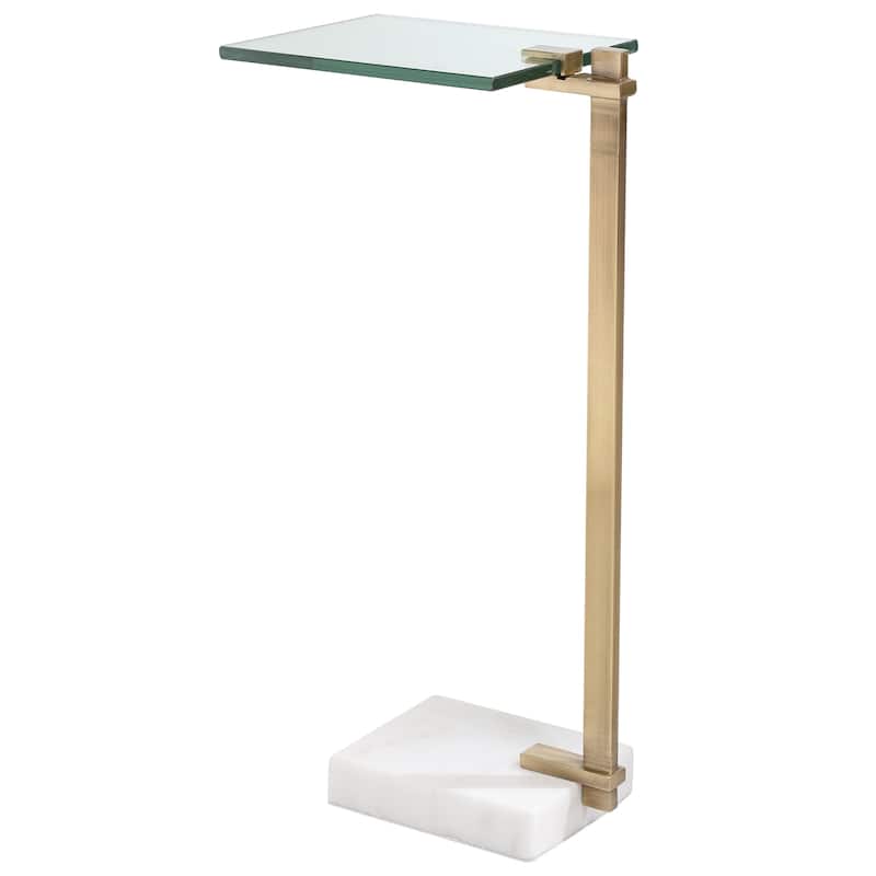 Uttermost Butler Brushed Brass Accent Table