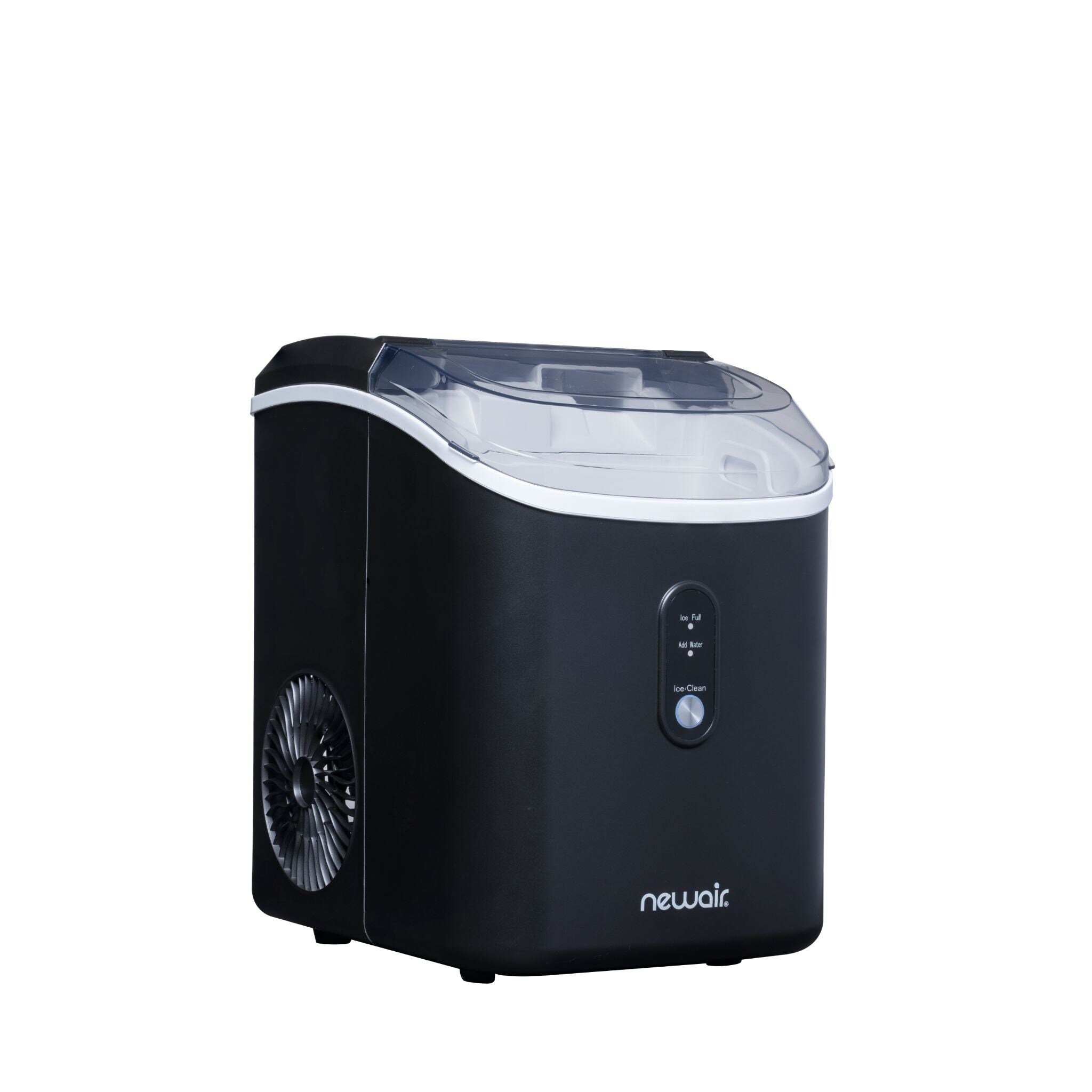 Newair 26 lbs. Countertop Nugget Ice Maker in Matte Black Ice Viewing Window Self Cleaning Button Easy Pour Waterspout On Sale Bed Bath Beyond 37571735