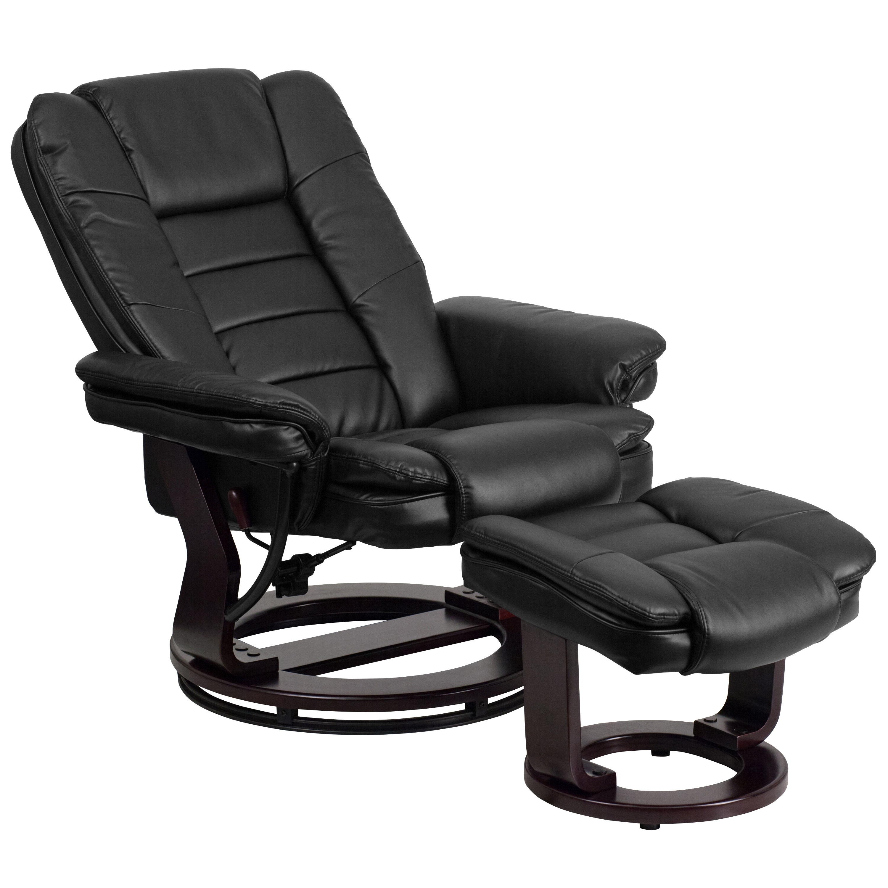 rocking recliner with ottoman