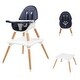 preview thumbnail 8 of 9, Childrens High Dining Chair Detachable Two-In-One Table And Chair Navy Blue - 24.61"L x 24.41"W x 39.76"H