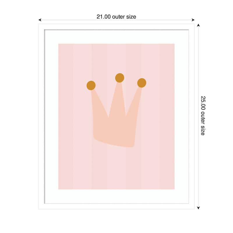 Kate and Laurel Crown by Laura Moss Framed Wall Art Print