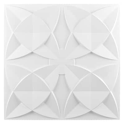Art3d 2x2 PVC Decorative Suspended ceiling Tile, Glue-up Ceiling Panel Classic Floral (Pack of 12)