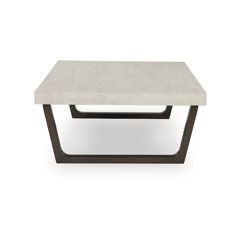 Signature Design by Ashley Westenfort Light Gray/Dark Brown Table (Set of 2) - 40" W x 40" D x 18" H