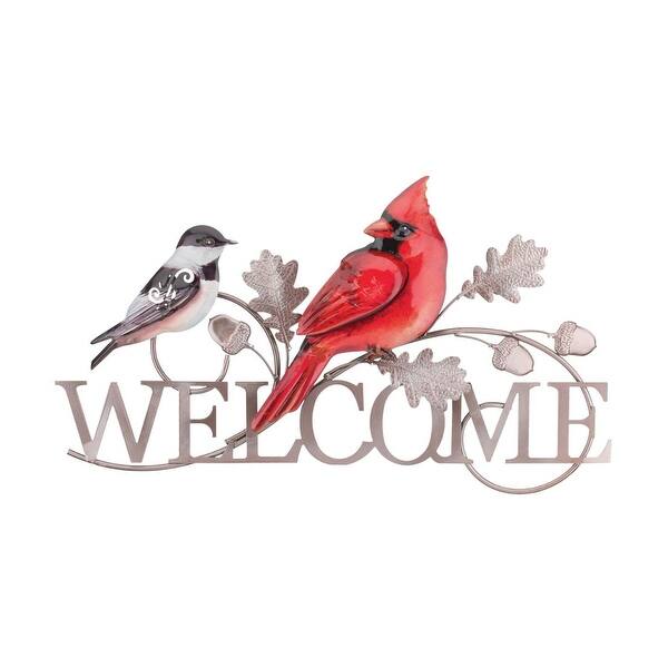 Cardinal Note Welcom Regal Art & Gift 12.5 Inch Welcome Wall Decor - Cardinal - Bed Bath ...