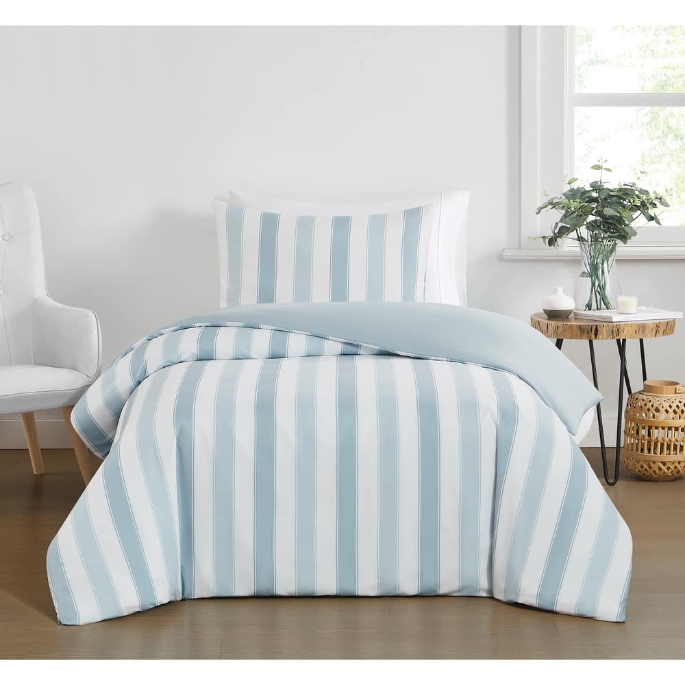 Truly Soft Aiden Stripe Duvet Cover Set