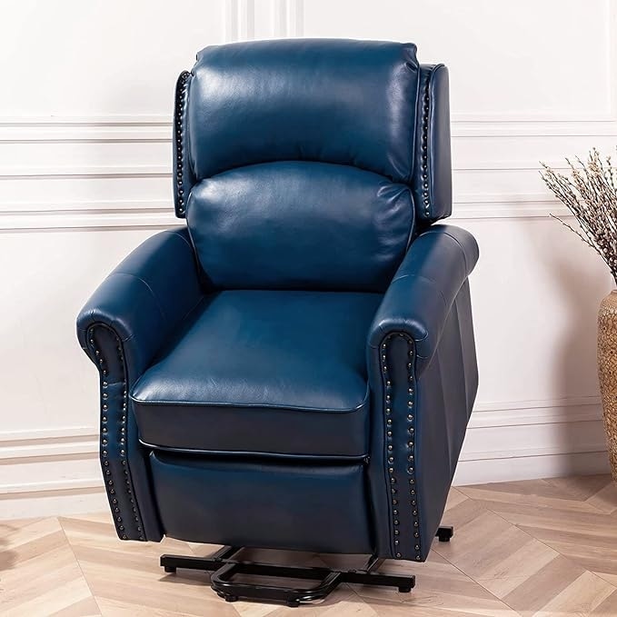 Blue Leather Recliner Chairs Bed Bath Beyond