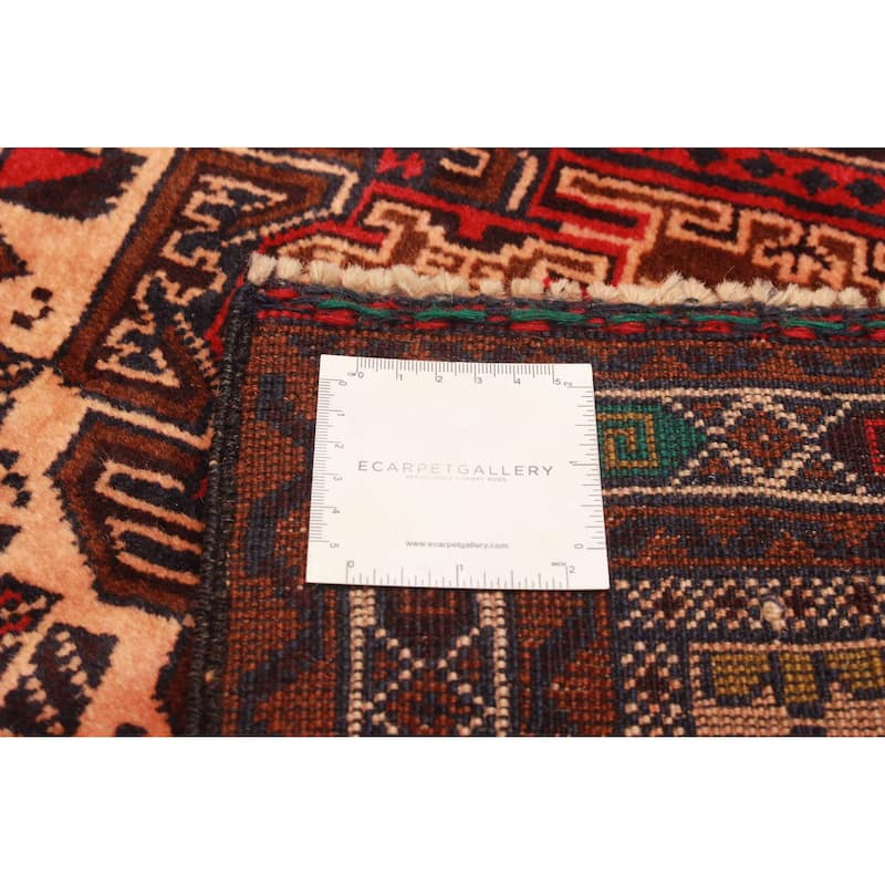 Teimani Orange Rug 2'10" x 4'5" - 2'10 x 4'5
