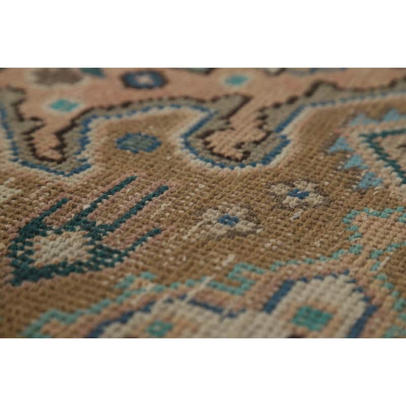 Tabriz Persian Vintage Area Rug Handmade Living Room Wool Carpet - 8'2" x 11'3"