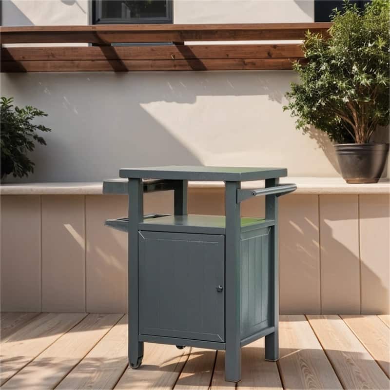 Aluminum Portable Outdoor Storage Cabinet with Wheels