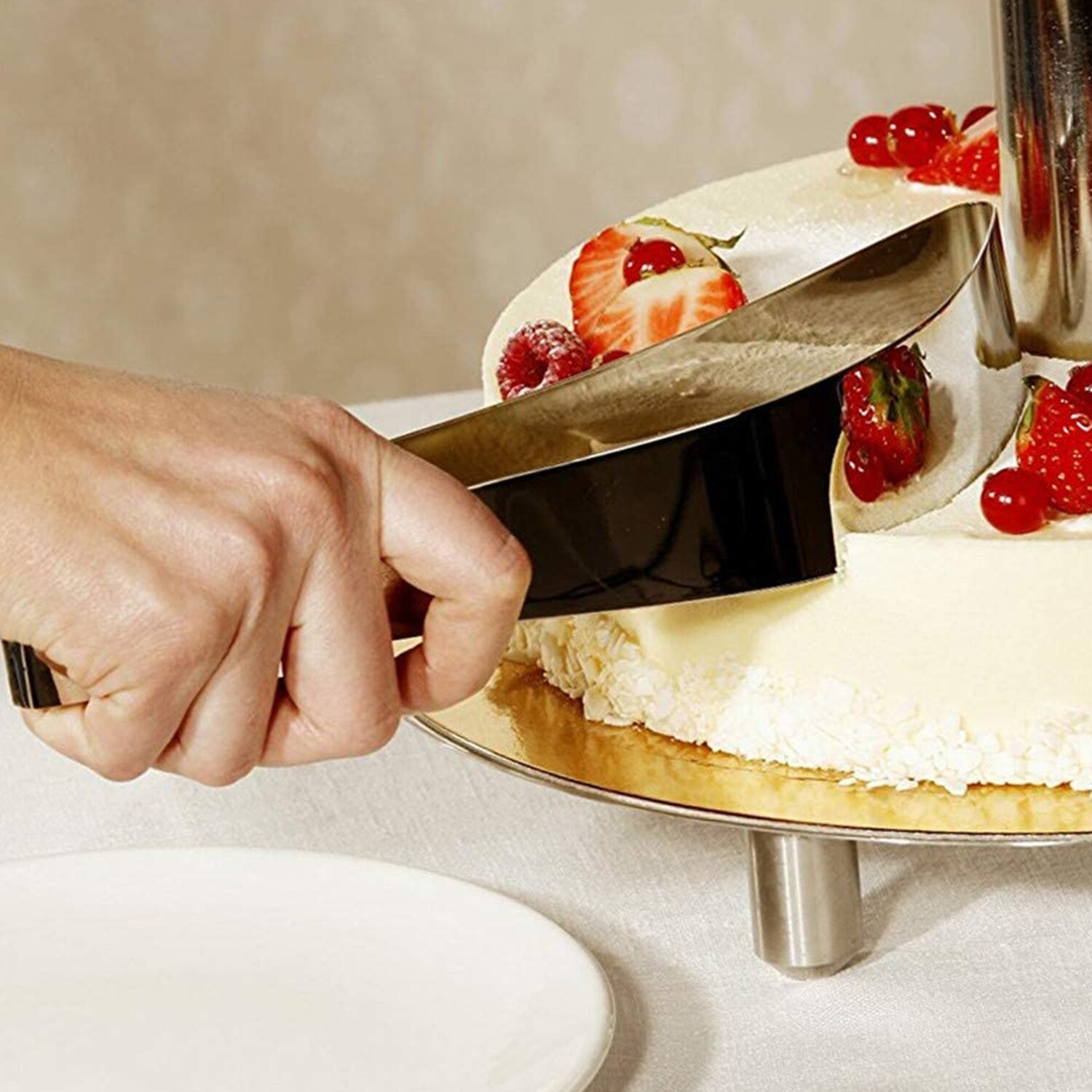 Cake Slicer Cake Pie and Pastry Cutter Cake Server Slicer - Bed Bath \u0026  Beyond - 40321032, image size:1500x1500
