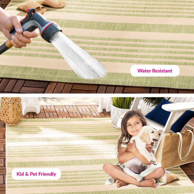 SAFAVIEH Courtyard Orsi Indoor/ Outdoor Waterproof Area Rug