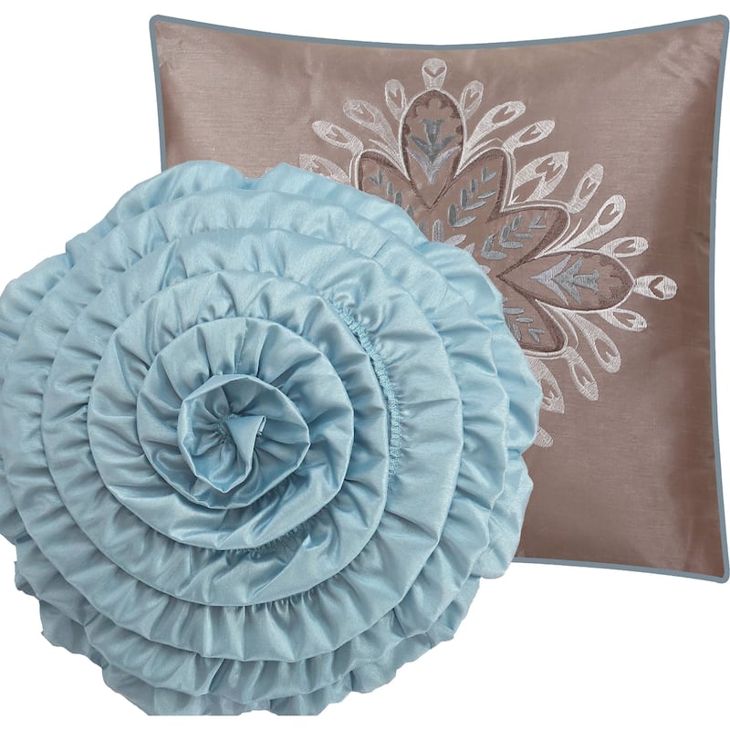 Porch & Den Summerfield Jacquard Medallion 6-piece Comforter Set
