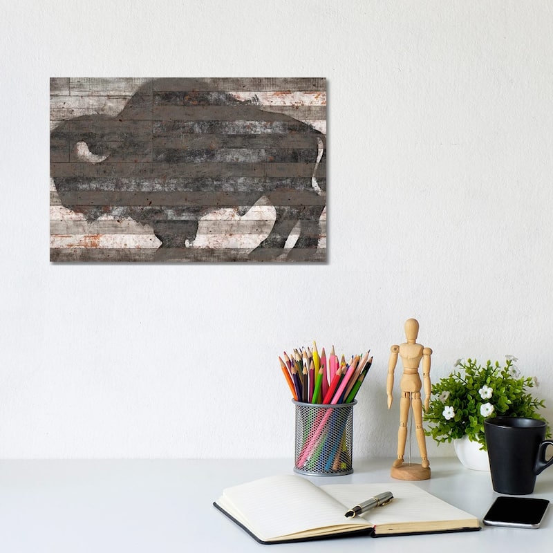 iCanvas "Buffalo II" by Diego Tirigall Canvas Print - 8x12x0.75