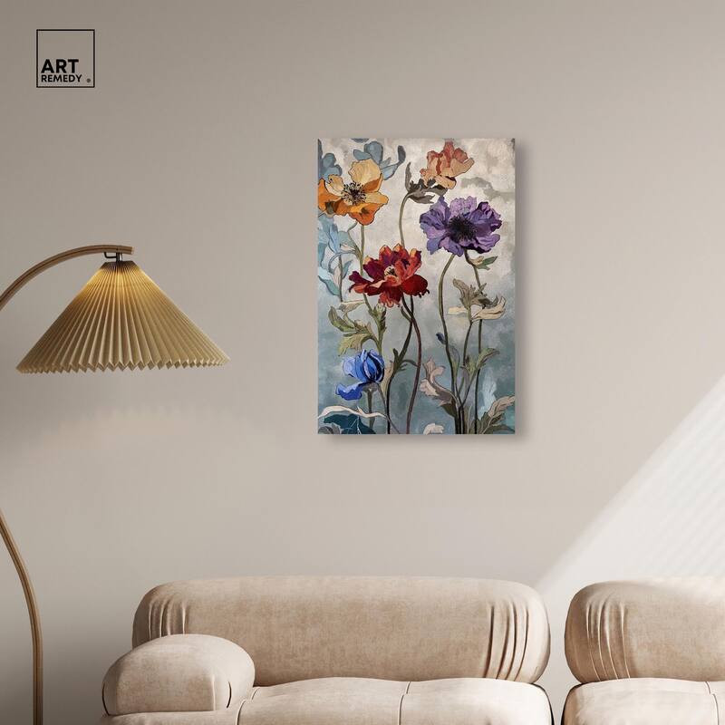 Hued Blossom I Canvas by Art Remedy, Gallery Wrapped