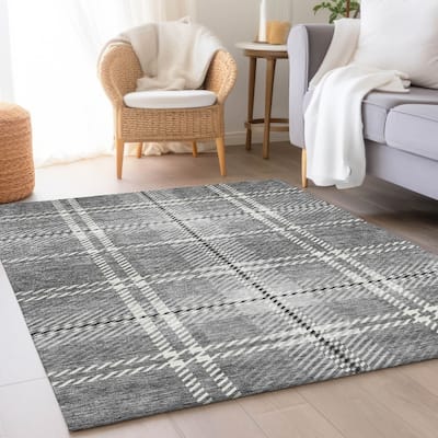 Premium Washable Super Soft Plaid Mayfield Rug