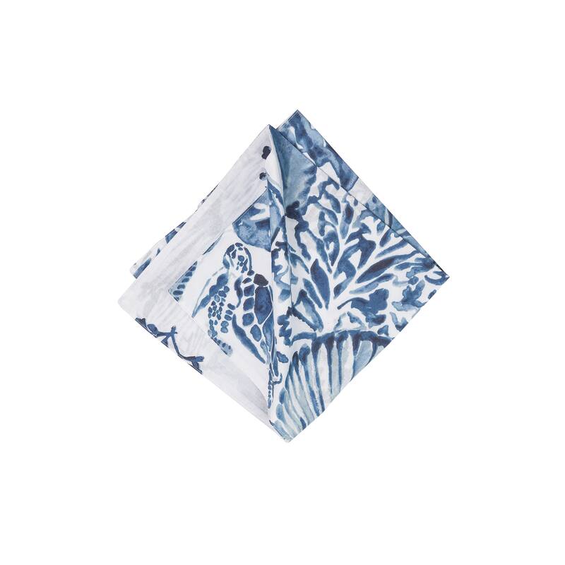 Blue Coast Shells Napkin Set of 6 - Set of 6