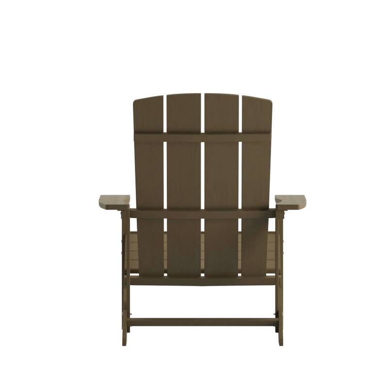 All-weather Poly Resin Wood Outdoor Adirondack Chair (Set of 4)