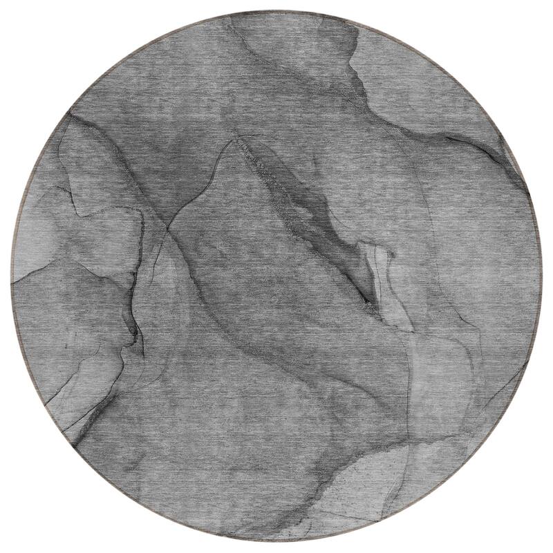 Machine Washable Indoor/ Outdoor Chantille Contemporary Abstract Rug