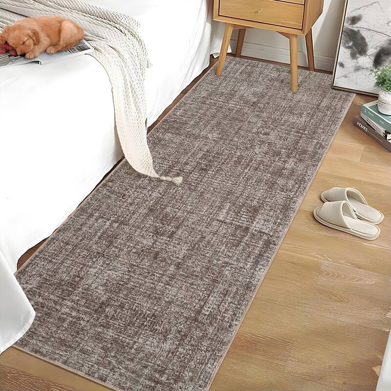 Washable Living Room Rugs Farmhouse Rug Modern Solid Carpet Soft Non Slip
