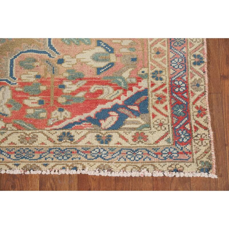 Tabriz Persian Vintage Accent Rug Hand-Knotted Wool Carpet - 4'3" x 6'3"
