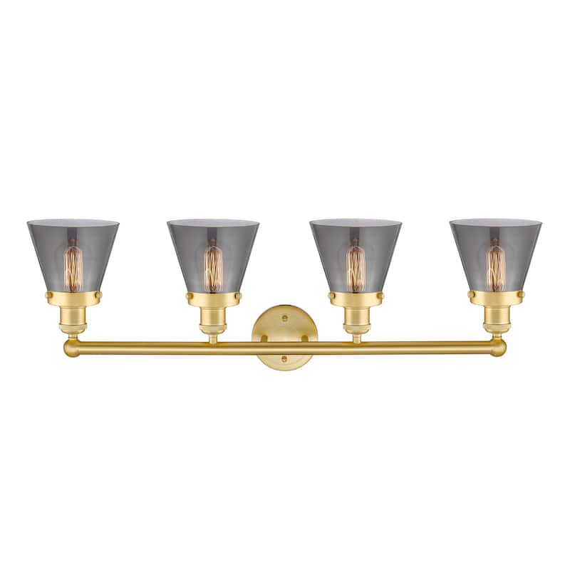 Innovations Lighting Cone - 4 Light 34" Bath Vanity Light
