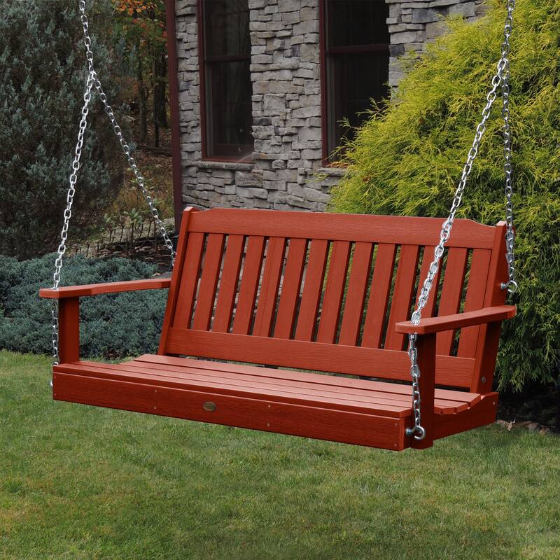 HIGHWOOD Lehigh 5-foot Eco-friendly Synthetic Wood Porch Swing