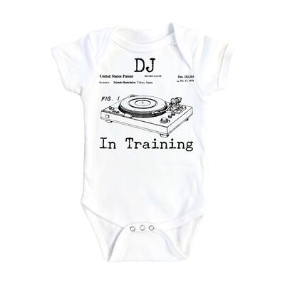 DJ Training - Baby Boy Girl Clothes Infant Bodysuit Funny Cute Newborn