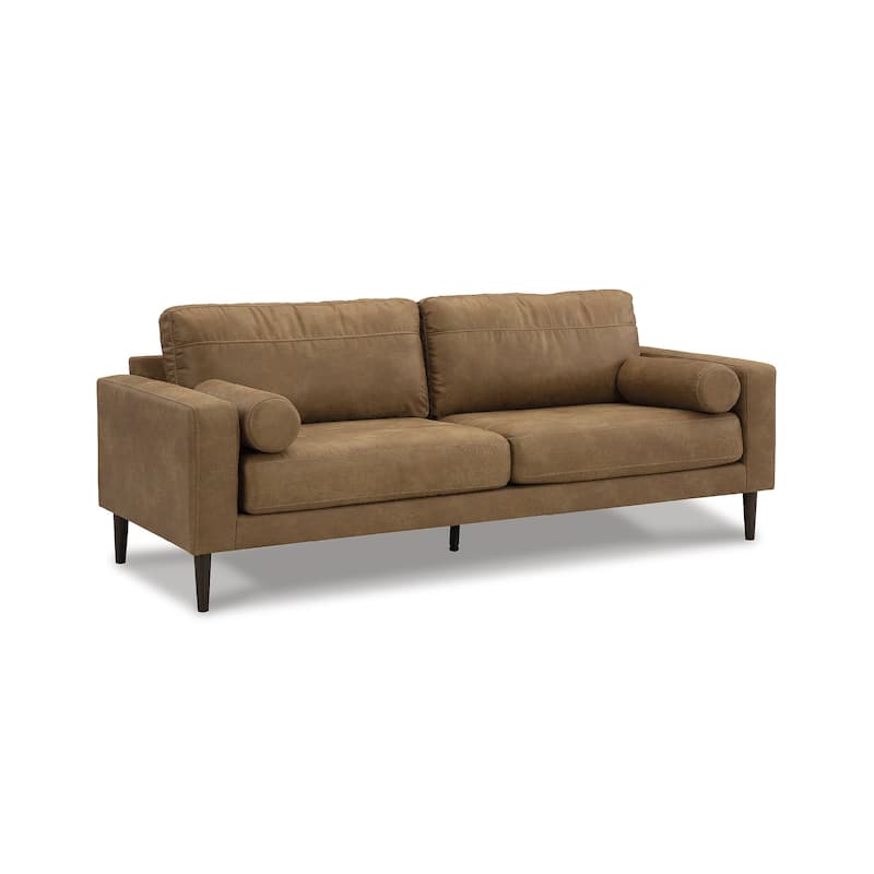 Signature Design by Ashley Telora Caramel Sofa - 85"W x 35"D x 35"H