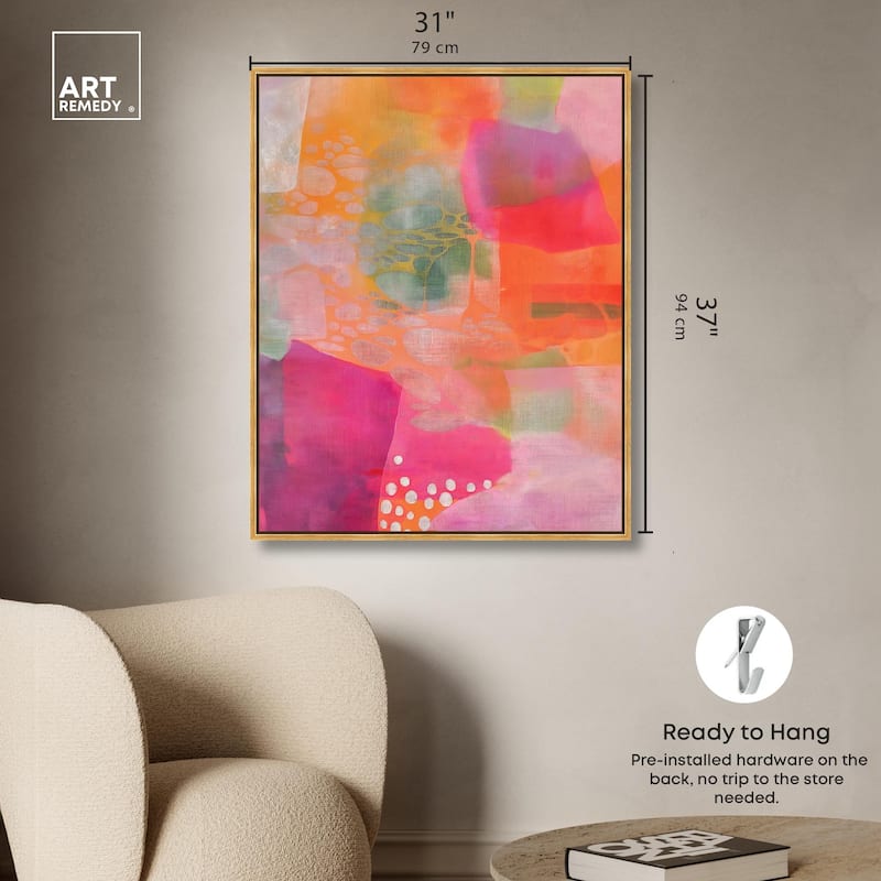 Garnet Gleam II Canvas by Art Remedy