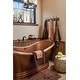 preview thumbnail 7 of 10, Euclid 6' Copper Freestanding Bathtub with Overflow