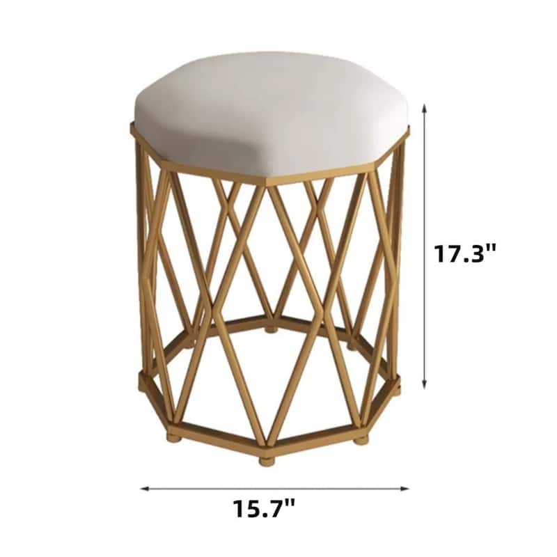Modern Luxury Round Stool Office Chair Bird'S Nest Stool Legs