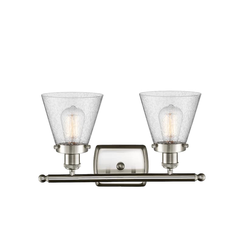 Innovations Lighting Small Cone 2 Light 16" Wide Vanity Light