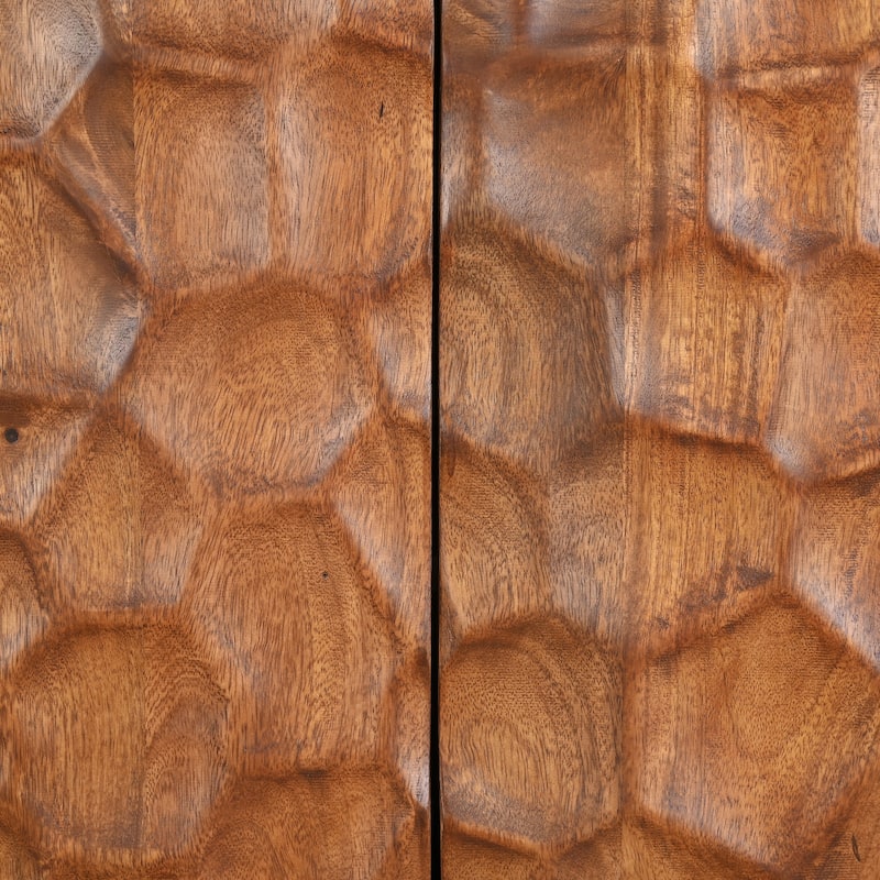 Lydia Contemporary Hardwood Storage Sideboard by Sevita - 38" W x 18" D x 34" H