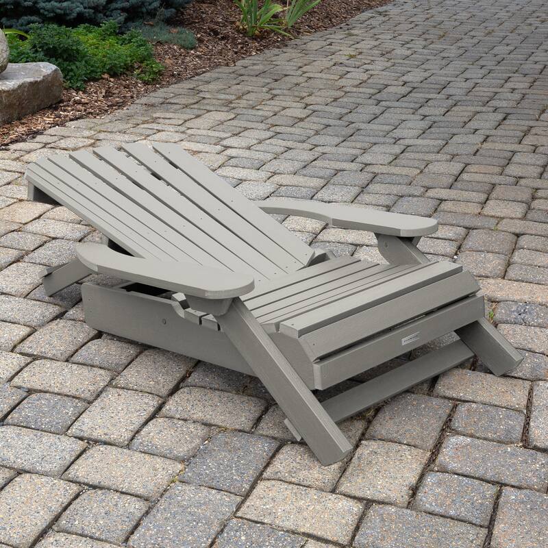 HIGHWOOD King-Size Folding and Reclining Adirondack Chair