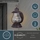 preview thumbnail 7 of 5, Vaxcel Lighting Dockside 1 Light Outdoor Wall Sconce with Clear Glass
