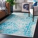 preview thumbnail 125 of 147, SAFAVIEH Adirondack Dakota Rustic Shabby Chic Distressed Rug 4' Square - Ivory/Teal